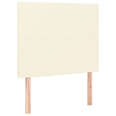 Obrázok produktu pre Čelo postele krémové 100x5x118/128 cm umelá koža