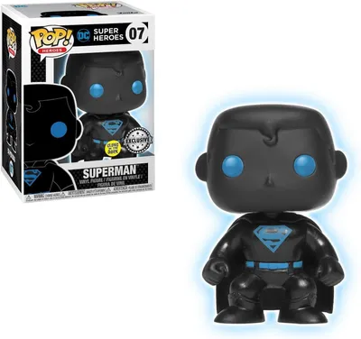 Obrázok produktu pre DC Super Heroes - Superman 07 Glows in the Dark Exclusive - Funko Pop! - Vinyl F