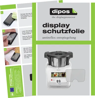 Produktbild von 1x Schutzfolie für Monsieur Cuisine Connect matt Displayschutzfolie Folie Display Schutz dipos