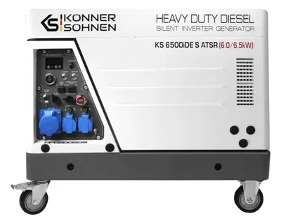 Produktbild von Diesel Inverter Generator KS 6500iDE S ATSR - 6 kW, leise, schallgedämmtes Gehäuse