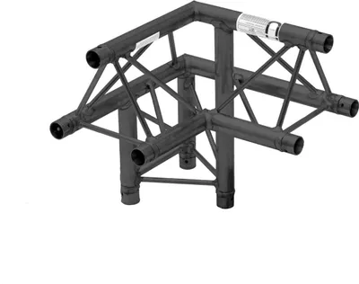 Produktbild von ALUTRUSS DECOLOCK DQ3-SPAL32 3-Weg Ecke 90° sw