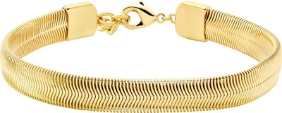 Image de Bracelet pour femme Michael Kors MKJ8487710, laiton doré et blanc, 21 cm