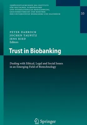 Produktbild von Trust in Biobanking