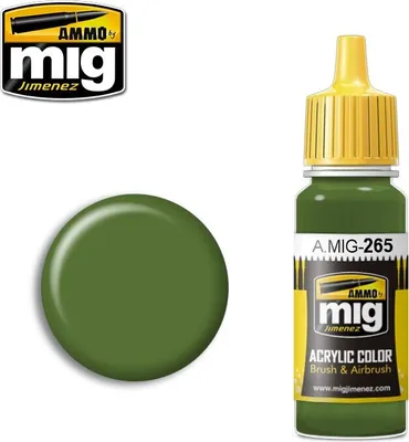 Produktbild von Ammo MIG 265 - Acryl Farbe (17ml) - Ijn Mitsubishi Green