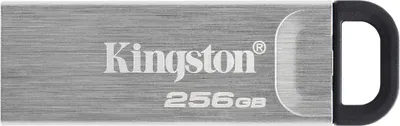 Zdjęcie produktu dla Kingston | Pamięć flash USB | DataTraveler Kyson | 256 GB | Typ-A USB 3.2 Gen 1 | Srebrny