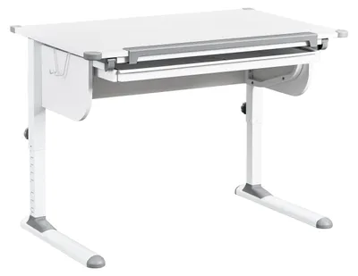 Produktbild von Inter Link Schülerschreibtisch Studare mit Push-Function Schublade weiss