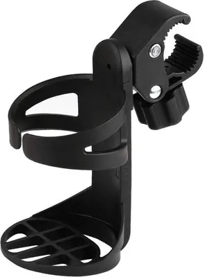 Image de Porte-gobelet pour poussette - rotation à 360 degrés - universel - réglable - pour déambulateurs - fauteuils roulants - vélos - voiture