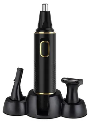 Image de Verk 01995 Epilateur de nez AKU, 3 en 1, LED, noir