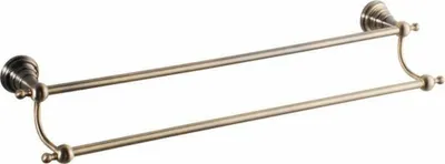 Produktbild von Sapho DIAMOND Doppel Handtuchhalter 600mm, Bronze