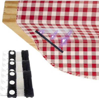 Produktbild von Tischdeckenhalter Clips Tischdeckenbeschwerer Paket von 6 Tischdeckenclips Extra schwere Tischdeckenbeschwerer Magnetische Gartentischdeckenbeschwerer