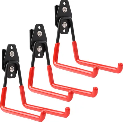 Image de 3x Crochet de boîte droit 13cm outils électriques garage atelier 30kg Qbick