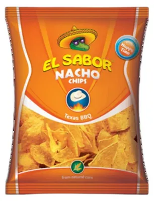 Obrázok produktu pre Nachosy barbecue chrupiąca przekąska 100g
