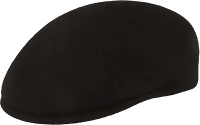 Filz-Duck Cap aus reiner Wolle von Hut-Breiter in schwarz