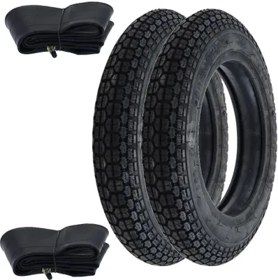 Zdjęcie produktu dla 2x Opony Kenda K303A 3.00-10 (3.00 x 10) 42J TT + dętka