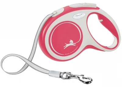 Produktbild von Flexi New Comfort M Tape 5 m, Hund, Rückziehbare Leine, Rot, Kabel/Schnur, 25 kg, Monochromatisch