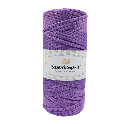 Produktbild von Polyesterkordel 5mm 100m, Flache Polyesterkordel, Häkelkordel, 5mm Makrameekordel, Makrameegarn, Polyestergarn, glänzende Kordel
