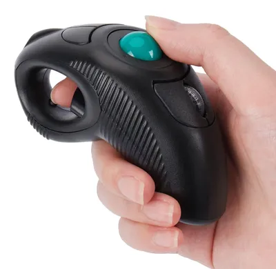 Productafbeelding van Draadloze trackball muis, USB, voor rechts- of linkshandigen