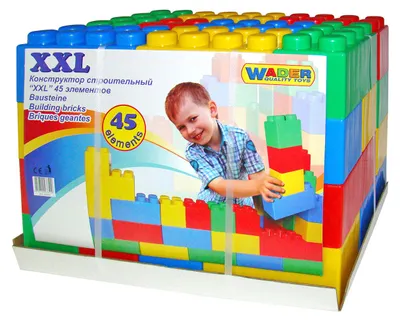 Image de Cavallino Blocs de construction XXL, 45 pcs.