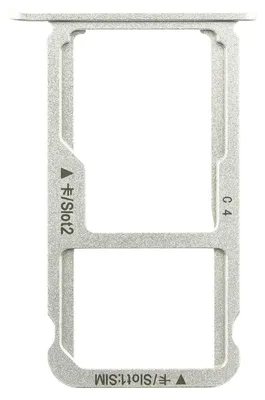 Produktbild von Honor 8 Sim Karten Halter Tray Fach, Silber