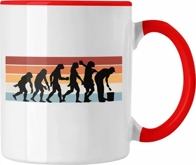 Produktbild von Trendation - Maler Geschenke Tasse Lackierer Lustig Geburtstag (Rot)