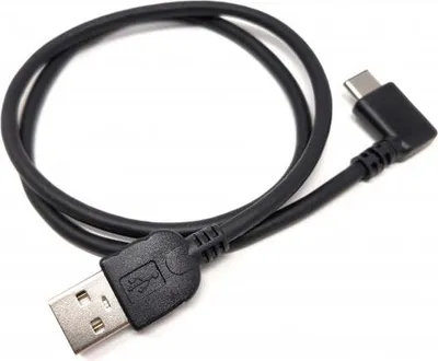 Produktbild von USB Typ A (Male) auf USB Typ C 3.1 (Male) gewinkelt Kabel 50 cm