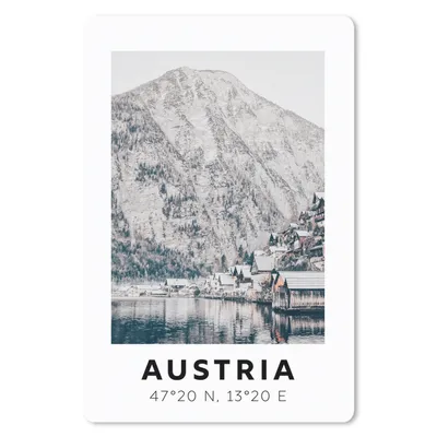 Produktbild von MuchoWow® Mauspad Mousepad Österreich - Wasser - Berge - Alpen 18x27 cm - Mousepads - Maus Mat - Pad - Mausunterlage