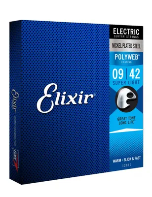 Produktbild von Elixir 12000 Polyweb 9-42 Saiten für E-Gitarre