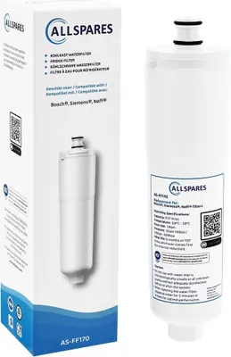 Produktbild von AllSpares Wasserfilter für Kühlschrank geeignet für 3M, , Balay, Bosch, Siemens  RWF2700A, AS-FF170