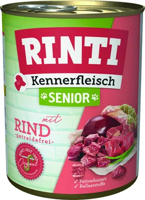Produktbild von Rinti Kennerfleisch Senior Rind 800g