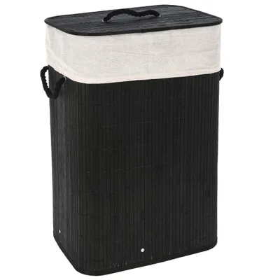 Produktbild von Vilde Wäschekorb Wäschesammler für Badezimmer aus Bambusholz faltbar 70l