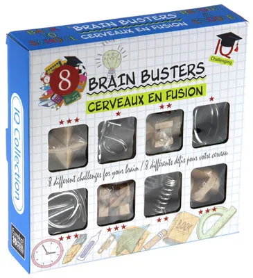 Obrázok produktu pre Łamigłówka Pogromcy Mózgu Brain Busters zestaw 8 sztuk