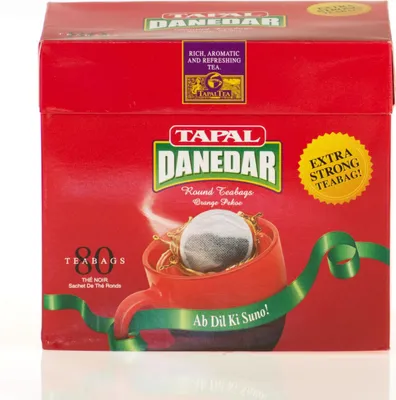 Produktbild von Tapal Danedar Beutel Tee Schwarz in verschiedene Größen, Gewicht food:80er Beutel