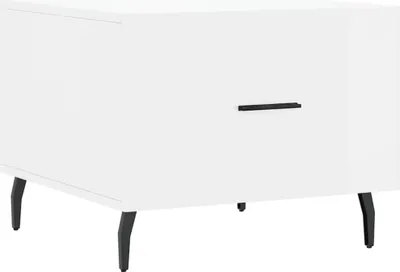Produktbild von vidaXL Couchtisch Hochglanz-Weiß 50x50x40 cm Holzwerkstoff