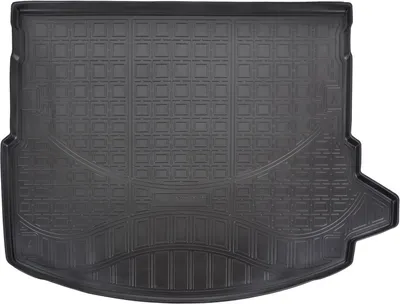 Produktbild von NORM LINERS | Gummi-Kofferraumwanne Kofferraumschale Fahrzeugspezifisch Für Land Rover Discovery Sport ab 2014, Antirutsch, Passgenau, mit Hoher Rand 2cm Kofferraum-Schutzmatte, Aufrollbar, Schwarz