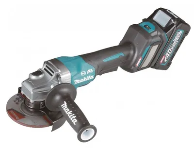 Zdjęcie produktu dla Makita GA029GM201, 8500 RPM, 12,5 cm, Bateria, 4 Ah, 3 kg, Silnik bezszczotkowy