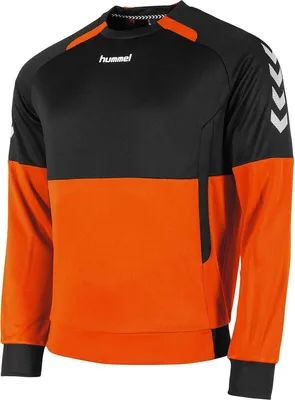Produktbild von Hummel Authentic Top Round Neck Kinder - Orange / Schwarz  | Größe: 152