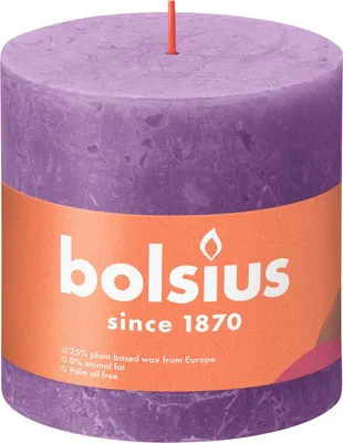 Produktbild von Rustikale Kerze, Blockkerze 100/100 Vibrant Violet
