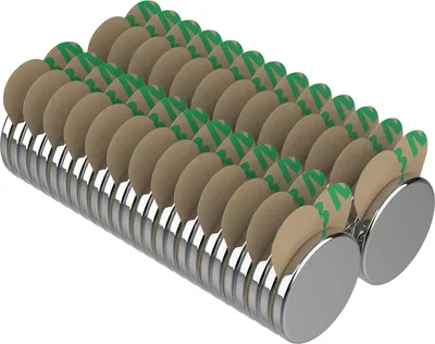 Produktbild von Famanu Mini-Magnete selbstklebend - 50 Stück, 8 x 1 mm