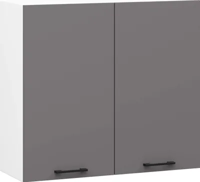 Produktbild von Akord Schrank Oliwia Weiß-Grau/Graphit 30X80X58 Cm