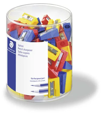Produktbild von STAEDTLER 510 50 Kunststoffspitzer Köcher mit 100 Spitzern