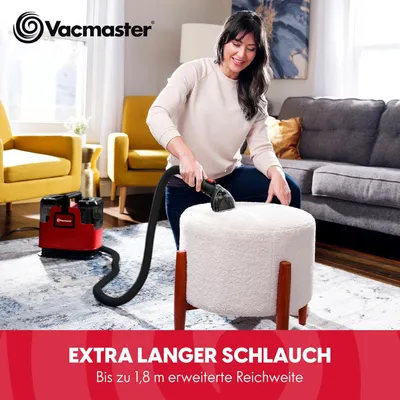 Produktbild von Vacmaster STMEUB01 Polsterreiniger Ger?t und Nassauger 15KPA Waschsauger Teppichreiniger Textilreiniger Waschsauger fš¹r Teppich sofa Vorleger, Polster, Treppen und Autos