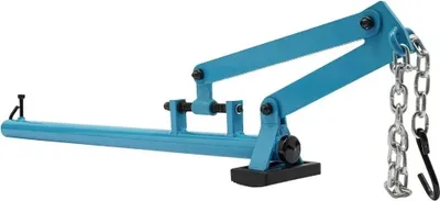Produktbild von Querlenker Hebelwerkzeug - Montagehebel - Mit Kette - Achsschenkelheber - Max. Zugkraft 500 kg - Hochkohlenstoffstahl - Blau