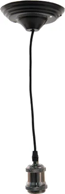Produktbild von Clayre & Eef Pendelleuchte 150 cm Schwarz Kunststoff