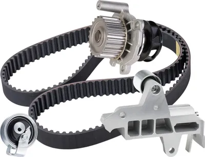 Produktbild von RIDEX 3096W0520 Zahnriemensatz + Wasserpumpe für AUDI A4 Avant (8ED, B7) A3 Schrägheck (8L1) A4 Avant (8E5, B6) A4 Limousine (8D2, B5) für VW