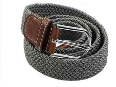 Produktbild von CHPN – Gürtel – Blauer Gürtel – Elastischer Gürtel – Grau – Dehnbarer Gürtel – Gürtel – Elastischer Gürtel – Blauer Gürtel – 105 cm/120 cm – Grauer Gürtel