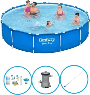 Produktbild von Bestway Pool Steel Pro - Poolset - 396x84 cm