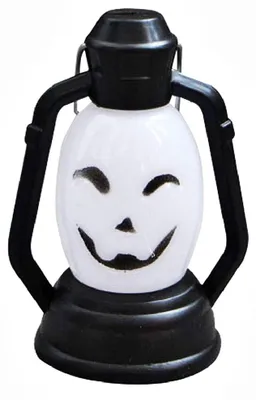 Halloween-Lampion LED bunte Blinklichter 10 cm
