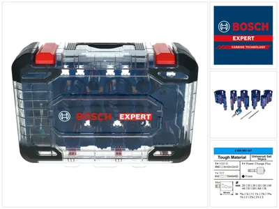 Produktbild von EXPERT Multi Material Lochsägen-Set, 20/22/25/32/35/40/44/51/60/64/76 mm,14-tlg.