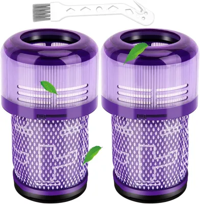 Produktbild von Filter für Dyson V12, 2 Stück Waschbar Ersatz Hepa Filter für Dyson V12 Detect Slim Absolute Extra Total Clean Motorhead Complete Akku Staubsauger,Replacement Part # 971517-01