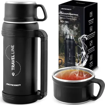 Obrázok produktu pre Vákuová termoska 1500 ml BD-781 čierna